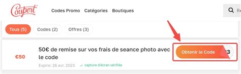Code promo Cache.